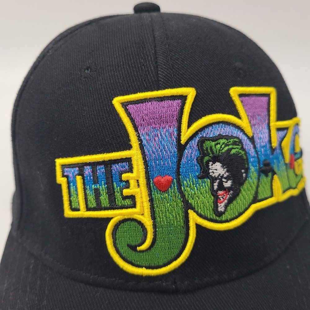 The Joker Hat Snapback DC Comics Black Movie Villain Cartoon Casual Cotton Men - Picture 5 of 13